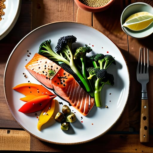 Mastering Your Protein Vegetable Carbohydrate Ratio plate.