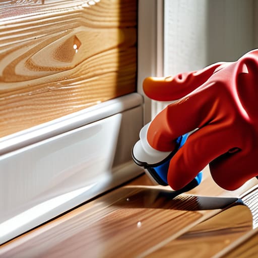 Sealing cracks and crevices to lock them out.