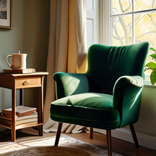 The Corner Chair Pivot in living room.