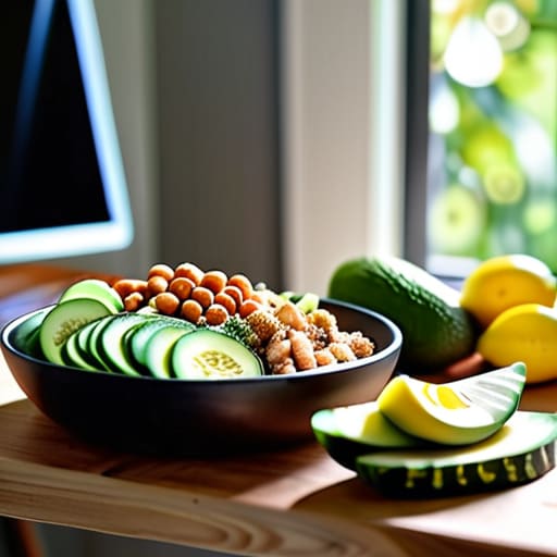 The "Everything" Grain Bowl with quinoa.