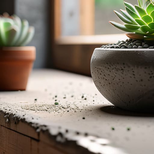 Cheap modern concrete craft ideas.