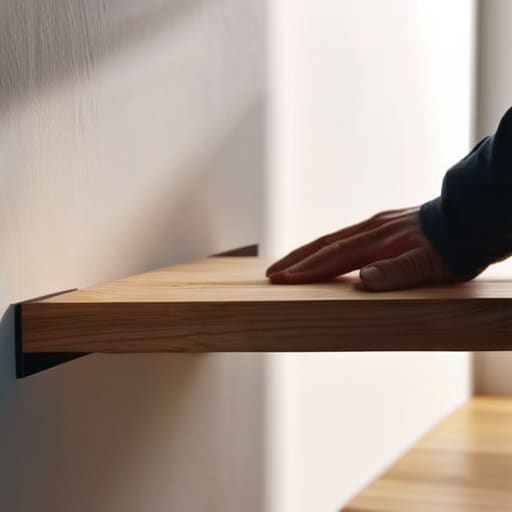 Heavy-duty floating shelves diy project guide.