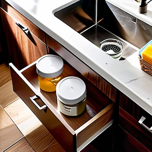 Tips on how to organize under the sink.
