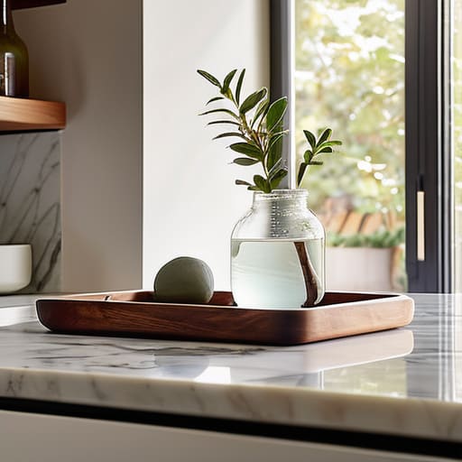 Effective kitchen organization ideas for clear counters.