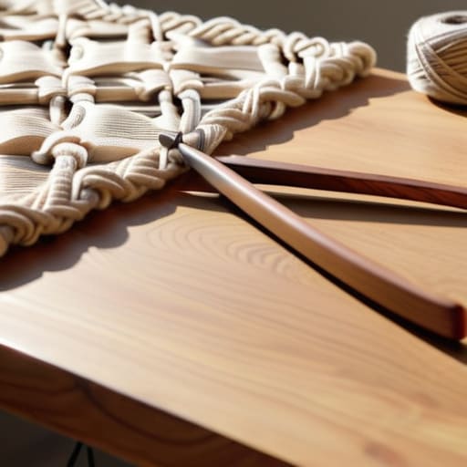 Simple wall hanging macrame for beginners.
