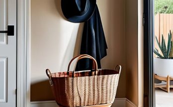 Functional home entry organization drop zone.