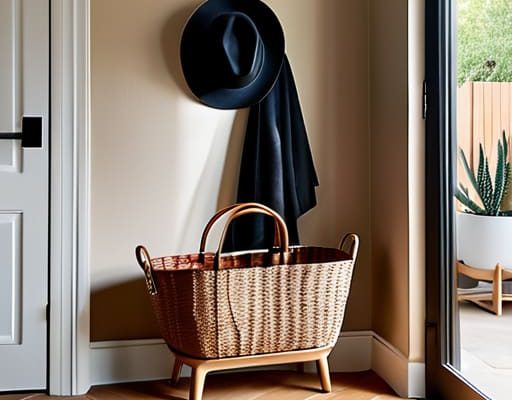 Functional home entry organization drop zone.