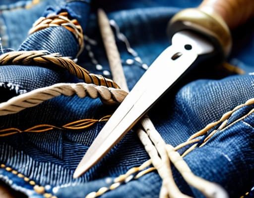 Creative ways on how to patch jeans.